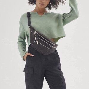Urban Outfitters Parker Sage Green Crop Top - XS